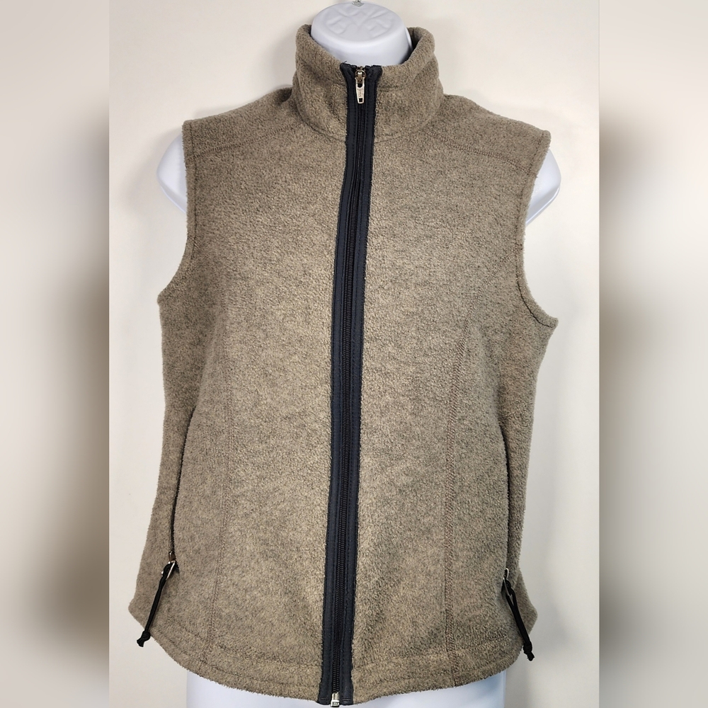 Vintage Patagonia Synchilla Vest Womens Small Gray Fleece Full Zip Made in USA